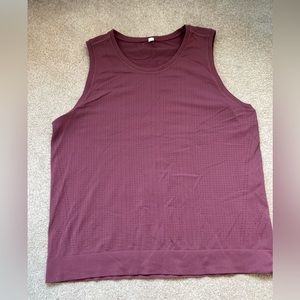 Athleta In Motion Seamless Tank Size Large In Tawny Rose Color